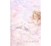 Angel Notebook: Soft Pastel Angels Design • Lined Journal • 150 Pages • Hardcover • A5