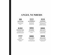 Angel Numbers Aesthetic Journal Notebook | Minimal Spiritual-Inspired Writing Notebook with 120 Ruled Pages | Large 8.5” x 11” Matte Cover