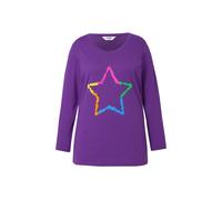 Angel of Style camicia a maniche lunghe da donna taglie forti stella fluo 838667