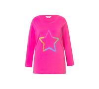 Angel of Style camicia a maniche lunghe da donna taglie forti stella fluo 838667