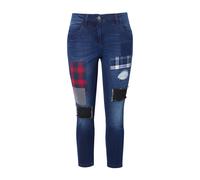 Angel of Style donna taglie forti jeans patch effetti distruggi 5 tasche 836417