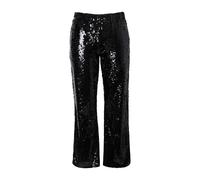 Angel of Style donna taglie forti pantaloni svasati gambe paillettes colpo...