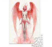 Angel Puzzle 1000 Pezzi Adulti Sostenibile Gioco Educativo Per Adulti Sfida Giocattolo Regalo Per Tutte Le Donne E Gli Uomini Decorazione Domestica 1000pcs (75x50cm)