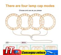 Angel Ring Plant Light Sunlight Phytolamp USB Nursery Lamp (One for Three) IT