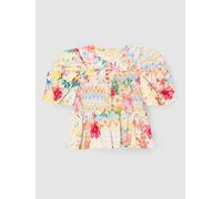 Angel & Rocket Blusa arricciata con colletto Peter Pan Orla di Angel & Rocket 158164cm crema