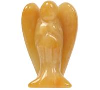 Angel Statue, Elegant Pocket Crystal Figurines 2.5 Cm Hand Carved Stone Crystal Bag Figurines Decoration Spiritual Gift for,11