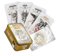Angel Tarot Pocket Tin Deck Di Rockpool - 78 Carte Kabbalah Divinazione