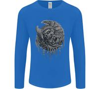 Angel Teschio Di Death Biker Moto Gotico Uomo Maniche