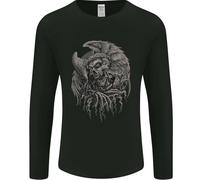 Angel Teschio Di Death Biker Moto Gotico Uomo Maniche
