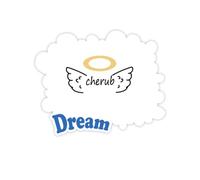 Angel Text Stickers Adesivi Citazione Sogno Decalcomanie in Vinile