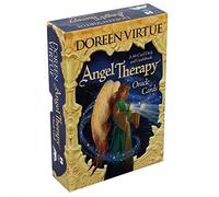 Angel Therapy Oracle Cards, Edizione Inglese 44 Carte per Giocare A Deck Table Divination Game