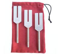 Angel Tuning Forks for Healing - Made in USA - 4160 Hz, 4225 Hz & 4096 Hz (aka Crystal Tuner), connettersi con energie e frequenze più elevate - Strumento di guarigione del suono e strumenti di