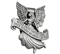 Angel Visor Clip - 3D Auto Interior Decoration | Car Sun Visor Decors | for Women Drivers Daily Commute Urban Driving Road Trip Birthday Holiday Trucks Sedans RVs SUVs and Others