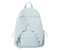Angel Wings Backpack Cute Nylon Design With Zipper For Daily Use (Blue) | Lightweight Nylon Material With Smooth Zipper Closure Offers Comfortable Carrying For Everyday Essentials.