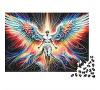 Angel Wings Fantasy Art Print Jigsaw Puzzle Impossible 1000 Pezzi Decorazione Per La Casa. Giochi Rilassamento E Intelligence Per Adulti E Ragazzi Da 14 Anni 38x26cm/1000pcs