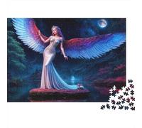 Angel Wings Fantasy Artwork Jigsaw Puzzle Impossible 1000 Pezzi Decorazione Per La Casa. Rilassamento E Intelligence Per Adulti E Ragazzi Da 14 Anni 52x38cm/1000pcs
