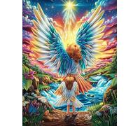 Angel Wings Puzzle 500 Pezzi Per Bambini Ragazzi Fairy Tale Wild Animals Fantasy Cartone Di Alta Qualità Atossico Attività Educativa Per Tempo Libero Scolastico Con Confezione Regalo 500 PCS