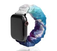 Angel Wings Scrunchie Cinturino di ricambio morbido elastico compatibile con Apple Watch, 42mm/44mm, Acciaio inossidabile, Nessuna pietra preziosa