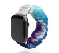Angel Wings Scrunchie Cinturino di ricambio morbido elastico compatibile con Apple Watch, 42mm/44mm, Acciaio inossidabile, Nessuna pietra preziosa