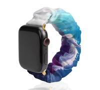 Angel Wings Scrunchie Cinturino di ricambio morbido elastico compatibile con Apple Watch, 42mm/44mm, Acciaio inossidabile, Nessuna pietra preziosa