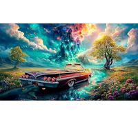 Angel-with-colorful-wings Puzzle da 1000 pezzi per la famiglia Giochi educativi classici Decorazione 75x50cm/1000pcs