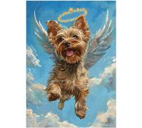 Angel Yorkshire Terrier puzzle 300/500/1000 pezzi - Pet Memorial to your amato Yorkshire Terrier (1000 pezzi (50 x 75 cm)