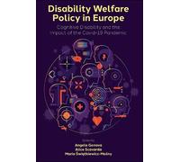Angela Genova Disability Welfare Policy in Europe (Copertina rigida)
