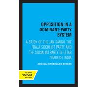 Angela S. Burger Opposition in a Dominant-Party System (Tascabile)