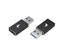 Angelbird Adattatore USB 3.1 Gen2 da Tipo-A a Tipo-C attivo - Nero