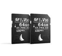 Angelbird Scheda di memoria AV PRO SD MK2 da 64 GB UHS-I V30 U3 classe 10 per Canon, confezione da 2