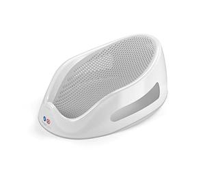 Angelcare - Lettino da bagno ergonomico - Compatibile con vasca di grandi dimensioni - Superficie di riposo piacevolmente morbida - Grigio chiaro