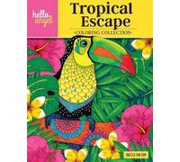 Angelea Van Dam Hello Angel Tropical Escape Coloring Collection (Tascabile)