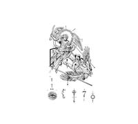 Angeli e demoni, adesivo tatuaggio a base di erbe, semipermanente antiriflesso, impermeabile, lunga durata 2 settimane, tatuaggi finti