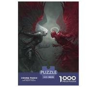 Angeli e Demoni Jigsaw 1000Pcs La Lotta di Dio Adulti E Bambini Puzzle Giochi Idea Regalo Uomo Donna 38x26cm/1000pcs