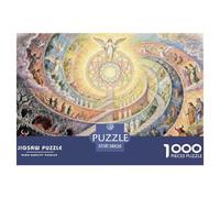 Angeli e demoni Puzzle in Legno Impermeabile DIY Puzzles Da 1000 Pezzi Per Adulti Sfidanti E Rompicapo Per Decorazioni Domestiche