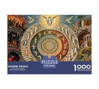 Angeli e demoni Puzzle in Legno Impermeabile Puzzles Da 1000 Pezzi Per Adulti Divertenti Per Decorazioni Domestiche