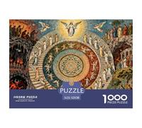 Angeli e demoni Puzzle in Legno Impermeabile Puzzles Da 1000 Pezzi Regali Per Adulti Sfidanti E Rompicapo Giochi Educativi