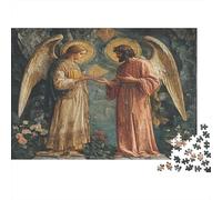 Angeli-Messaggi di Dio Puzzle 1000Pcs Decorazione Per La Casa. Rilassamento E Intelligence Per Adulti E Bambini Da 14 Anni 1000pcs (75x50cm)