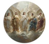 Angeli nella luce sacra Puzzle Per Adulti || 1000pcs (67.5x67.5cm) Puzzle Giochi EduGattoivi,decorazioni Per La Casa