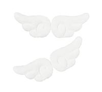 Angelic Wing - Fermaglio per capelli da donna, alla moda, con ali in peluche, 2000, clip laterale per costume cosplay, 2 pezzi