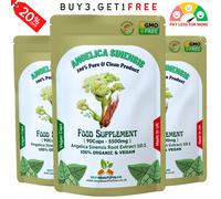 Angelica Sinesis 5500mg Compressa Dong Quai - Pms Relief,Estrogeni Balance-Vegan