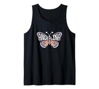 Angelina Butterfly - Personalizzato Carino Nome Word Art Canotta