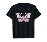 Angeline Butterfly - Personalizzato Carino Nome Word Art Maglietta