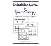 Angeline Gormley Articulation Games For Speech Therapy (Tascabile)