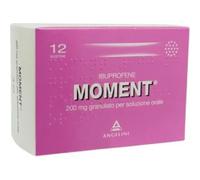 Angelini - Moment 200 mg - Granulato Per Soluzione Orale - Analgesico E Antinfiammatorio 12 Bustine