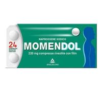 Angelini - Moment Momendol 220 mg - Farmaco Antinfiammatorio Per Il Mal Di Testa Da Cervicale 24 Compresse Rivestite