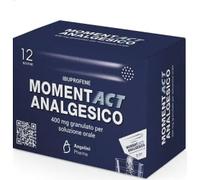 Angelini - MomentAct Analgesico 400 mg Granulato Per Sospensione Orale - Per Dolori E Infiammazioni 12 Bustine