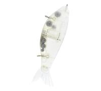 Angelköder-Rohlinge, Unbemalte Kurbelköder, Hartköder Barschköder, Eingebaute Stahlkugel-Barschköder, Künstliche Angelköder, Kurbelköder, Handgefertigte Handwerkskunst Für