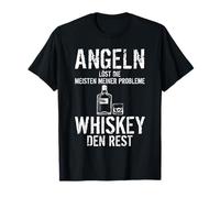 angeln löst Die meisten meiner Probleme Whiskey den Rest Maglietta