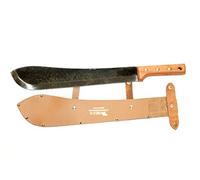 Angelo B. MACHETE CON FODERO IN CUOIO cm. 35